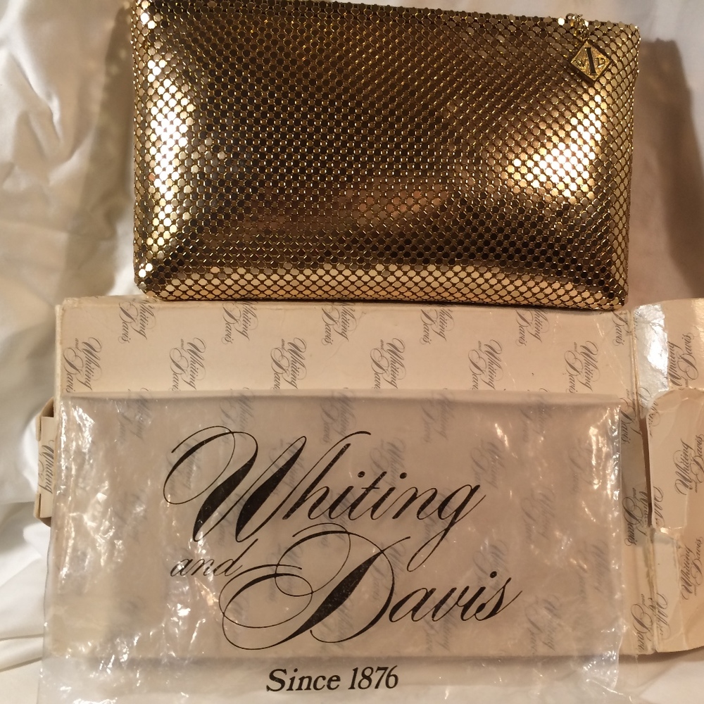 Vintage Whiting and Davis Mesh Pouch Clutch